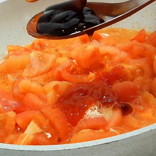 Bước 5 Nêm nếm và hoàn thành món trứng sốt cà Trứng sốt cà chua