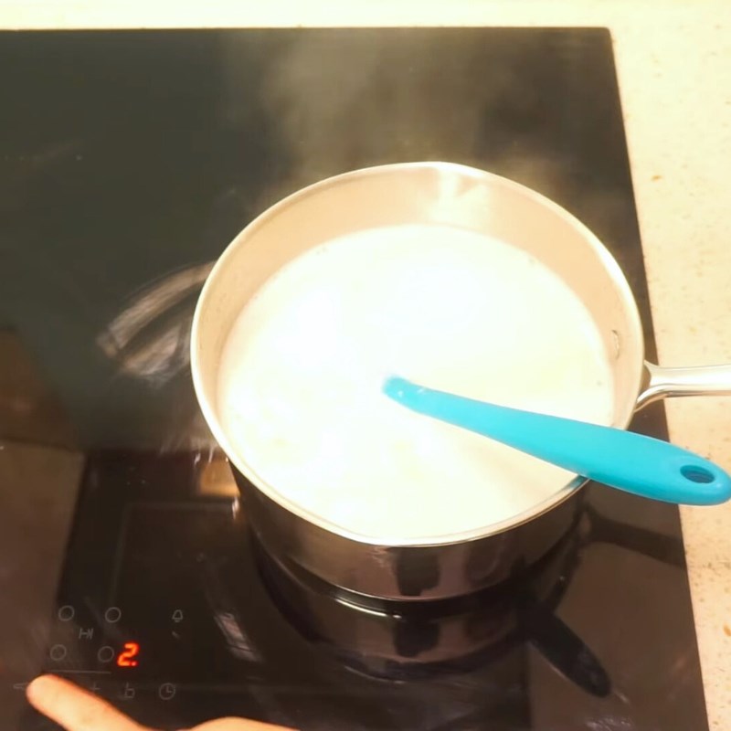 Bước 2 Ngâm và nấu bột rau câu giòn Rau câu ngàn lớp