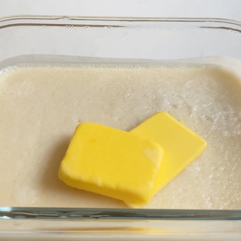 Bước 2 Nhào bột mochi Mochi chấm kem sữa