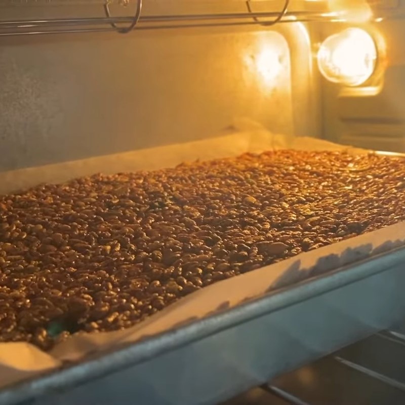 Bước 4 Nướng bánh gạo lứt chà bông Thanh gạo lứt chà bông