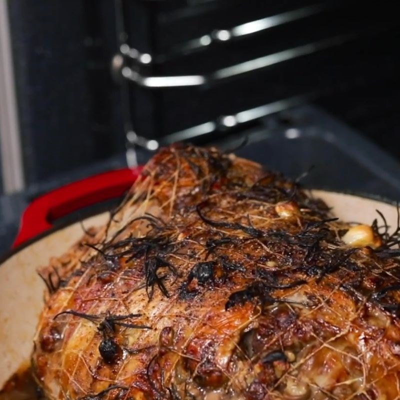 Bước 4 Nướng đùi cừu nguyên tảng Đùi cừu nướng