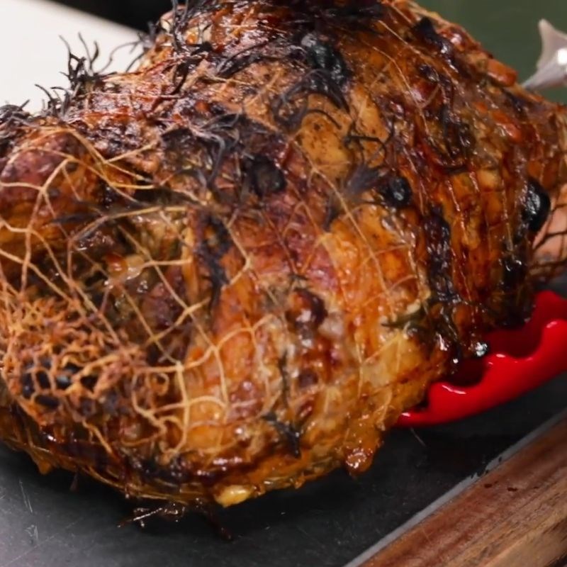 Bước 4 Nướng đùi cừu nguyên tảng Đùi cừu nướng