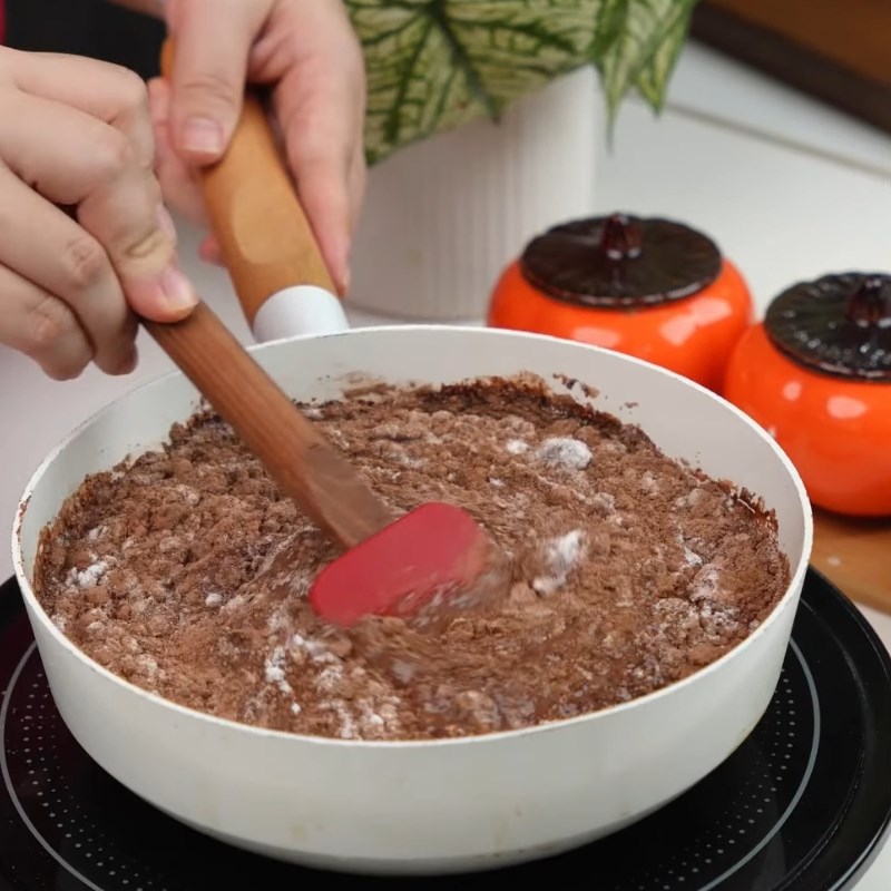 Bước 2 Pha chế sốt milo Milo dầm