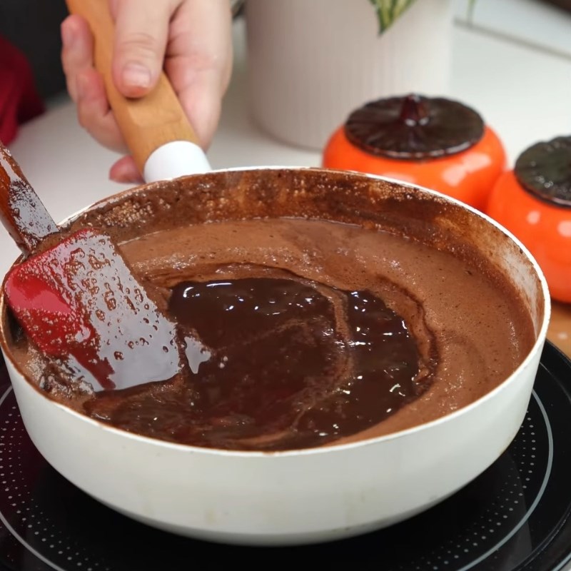 Bước 2 Pha chế sốt milo Milo dầm