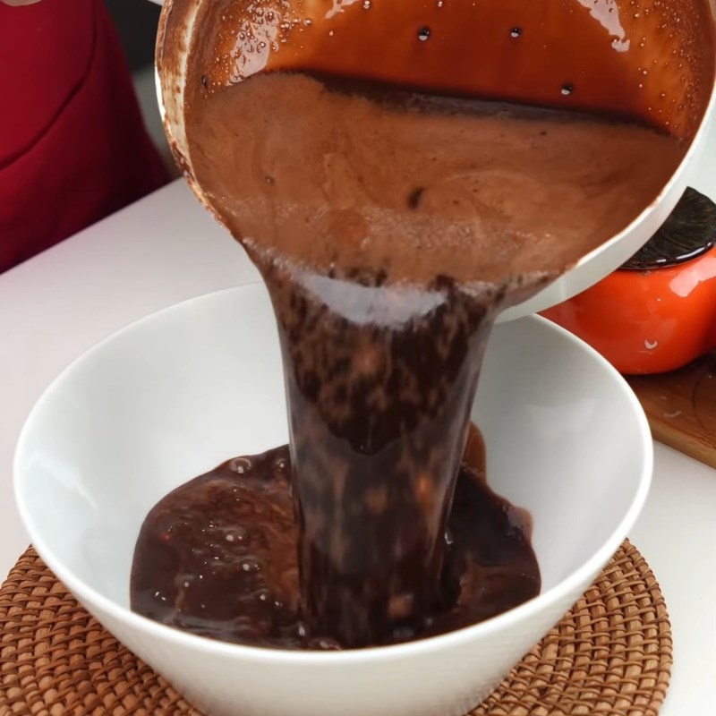 Bước 2 Pha chế sốt milo Milo dầm