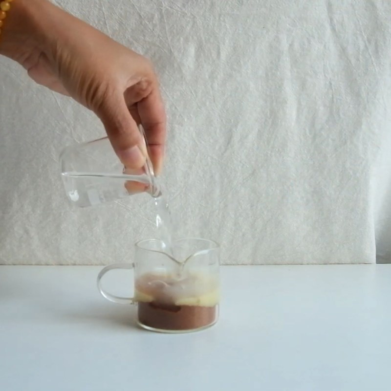 Bước 1 Pha hỗn hợp Milo đậm đà Milo đá