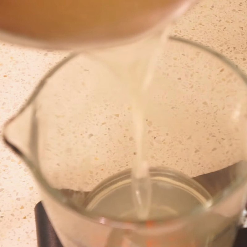 Bước 4 Pha hỗn hợp rau câu cà phê thơm lừng Rau câu ngàn lớp