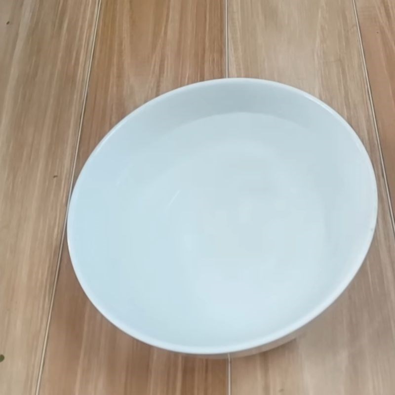 Bước 3 Pha nước hãm và chia nhân Tiết canh lợn