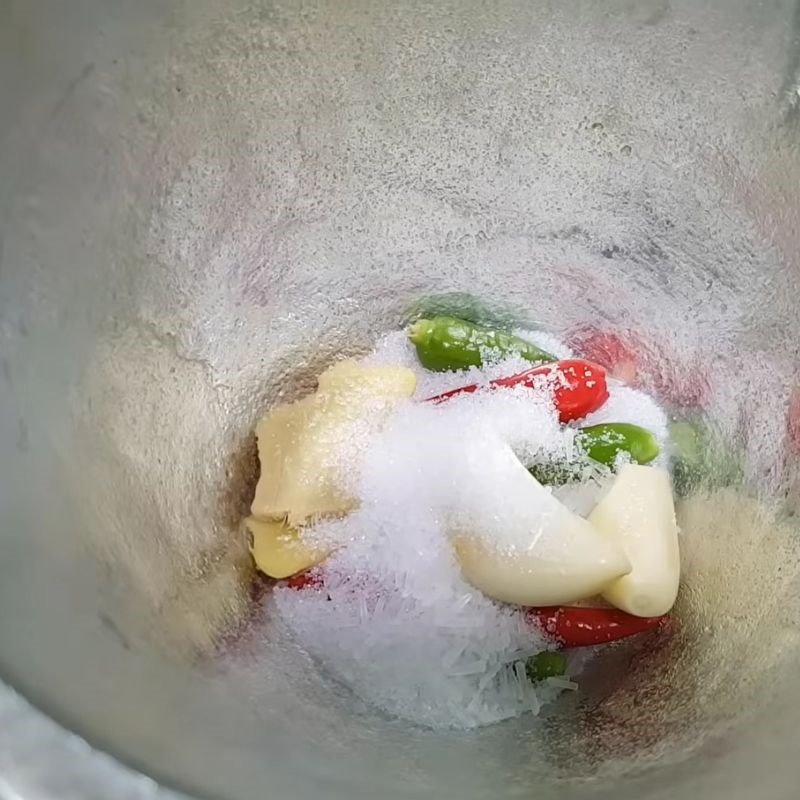 Bước 5 Pha nước mắm chấm chua cay đậm đà Cá lóc hấp cuốn bánh tráng