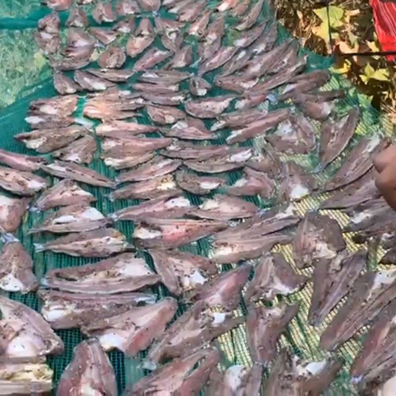 Bước 3 Phơi khô cá dứa một nắng Khô cá dứa một nắng