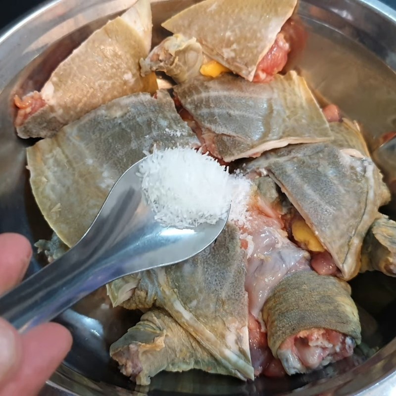 Bước 1 Sơ chế ba ba Lẩu ba ba nấu mẻ