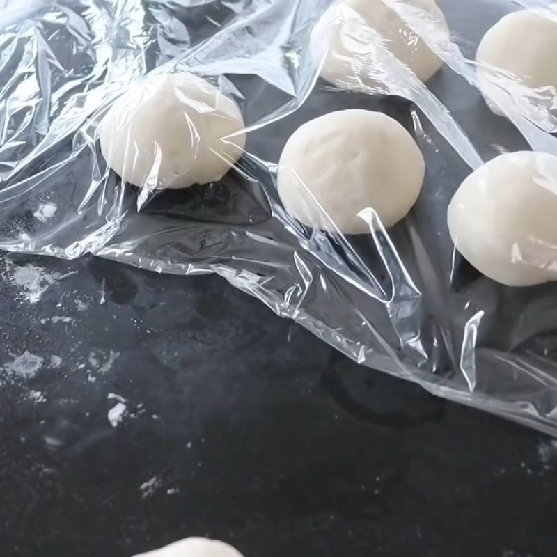 Bước 5 Sơ chế bột và chia phần Bột bánh bao