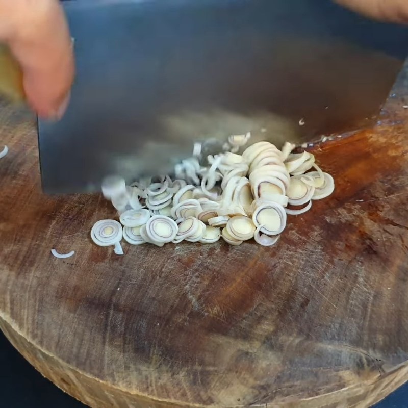 Bước 2 Sơ chế các nguyên liệu khác Lẩu ba ba nấu mẻ