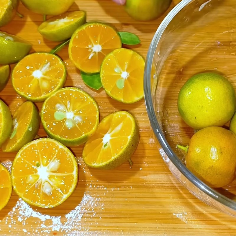 Bước 1 Sơ chế các nguyên liệu làm nước mắm chua ngọt Nước mắm nấu với thơm