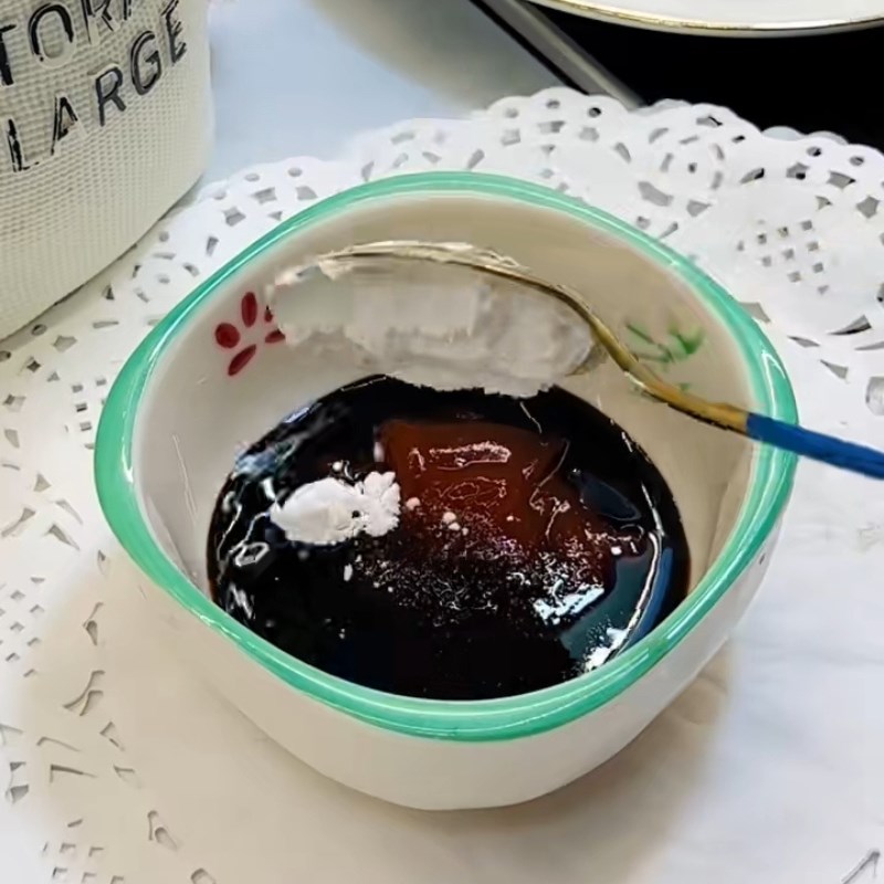 Bước 1 Sơ chế đậu hũ non và chuẩn bị sốt xì dầu Đậu hũ non chiên sốt xì dầu