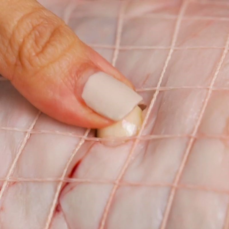 Bước 1 Sơ chế đùi cừu rút xương Đùi cừu nướng