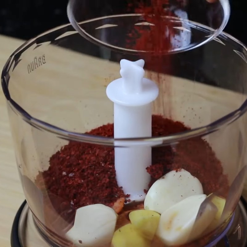 Bước 2 Sơ chế rau củ và trộn kim chi chuẩn vị Hàn Kim chi cải thảo Hàn Quốc không cần bột nếp