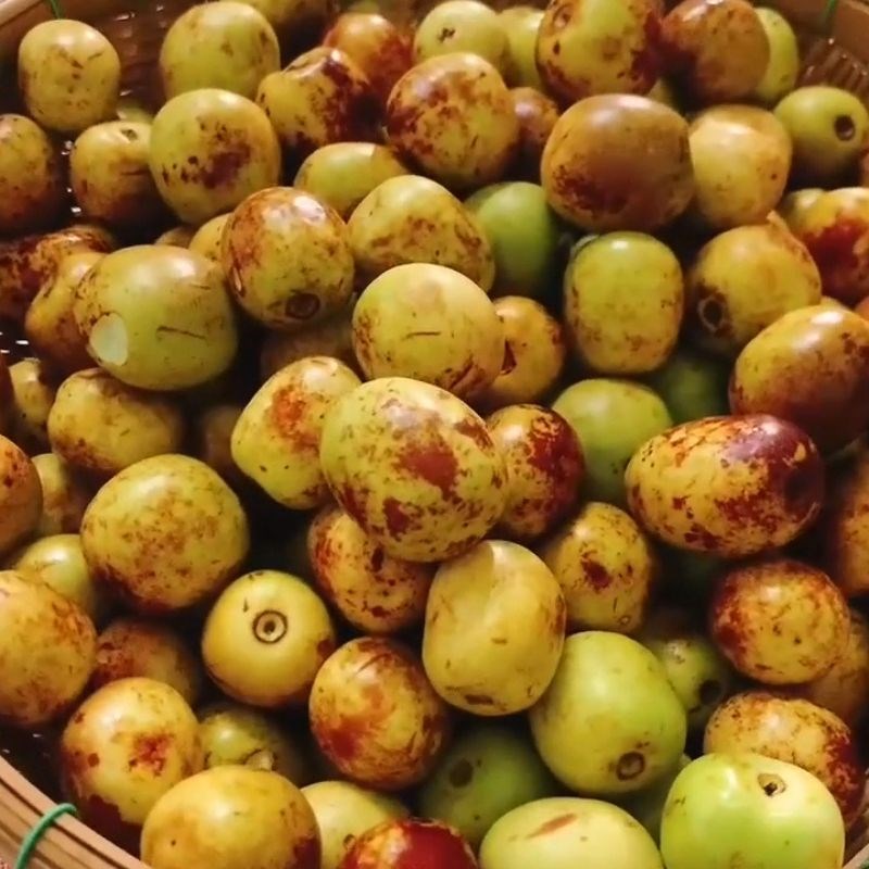 Bước 1 Sơ chế táo tàu tươi Ngâm rượu táo tàu