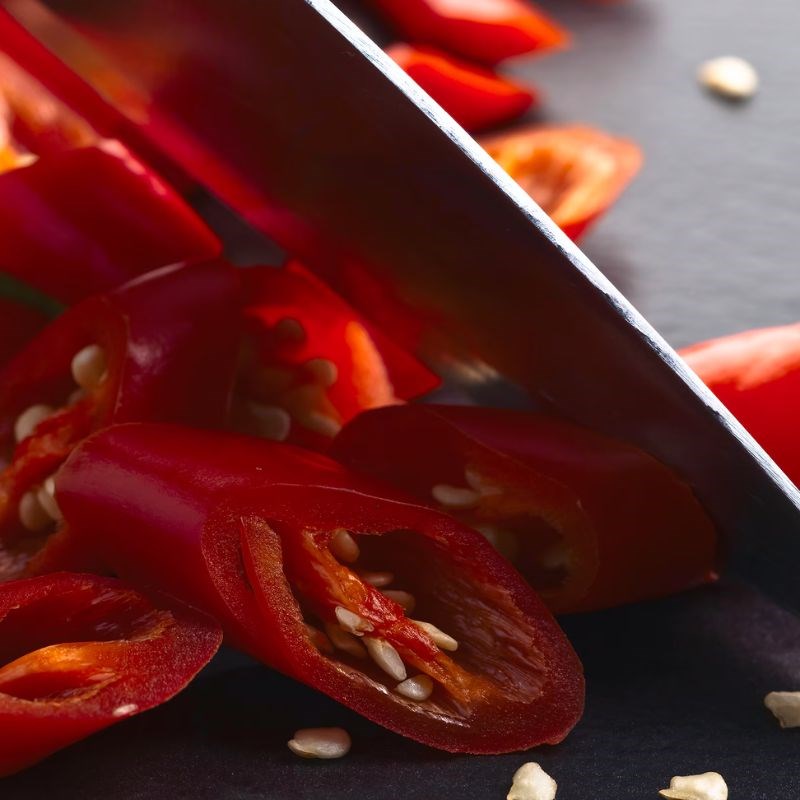 Bước 1 Sơ chế thịt nhím và các nguyên liệu khác Nhím xào sả ớt