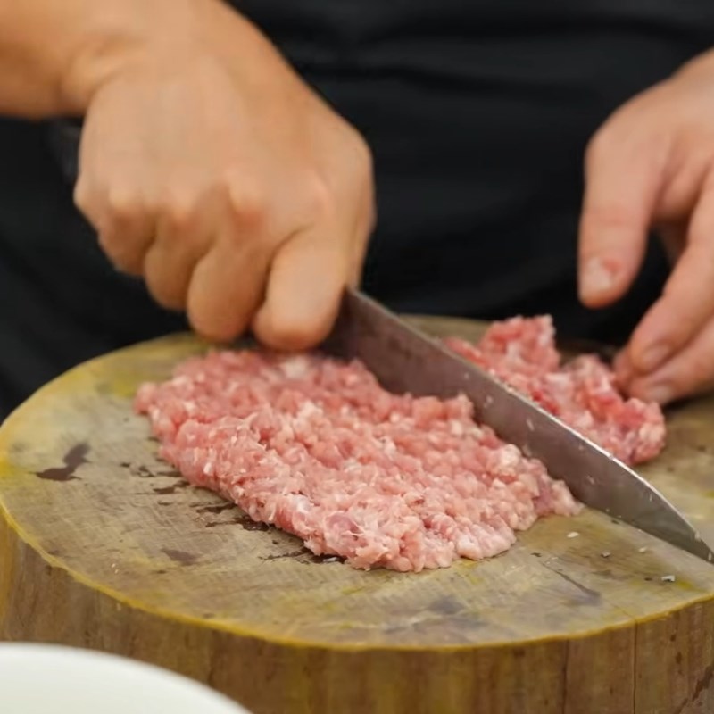 Bước 1 Sơ chế và chuẩn bị nguyên liệu Canh mọc nấm hương