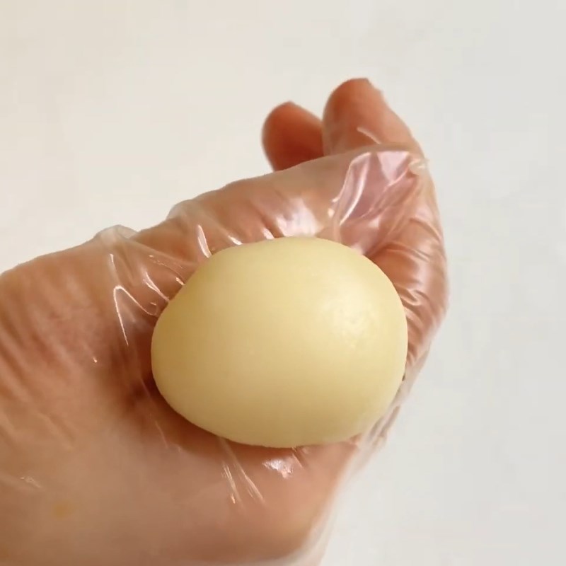 Bước 4 Tạo hình bánh mochi và hoàn thành Mochi chấm kem sữa