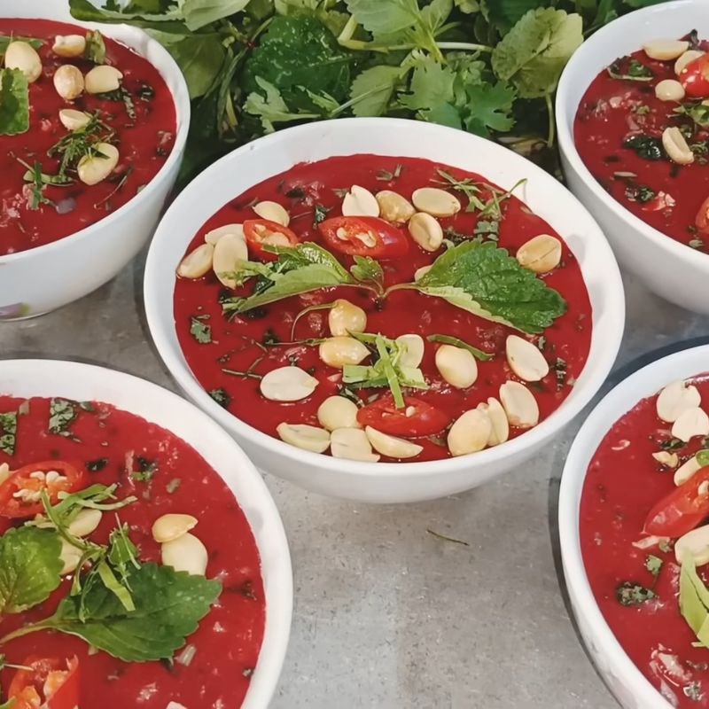 Bước 6 Thành phẩm Tiết canh lợn