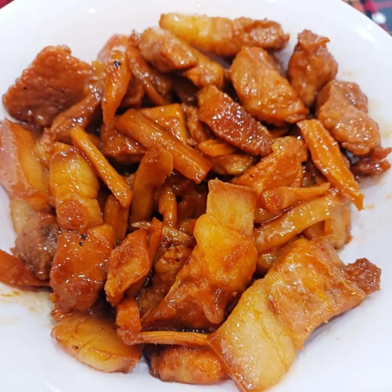 Bước 4 Thành phẩm Thịt kho củ cải khô