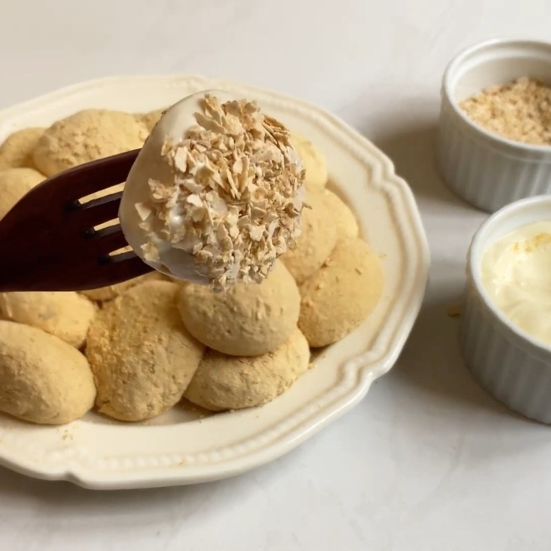 Bước 5 Thành phẩm Mochi chấm kem sữa