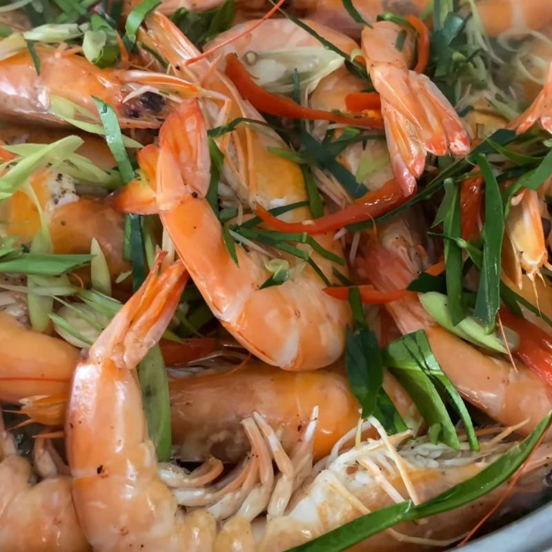 Bước 5 Thành phẩm Tôm hấp sả bia
