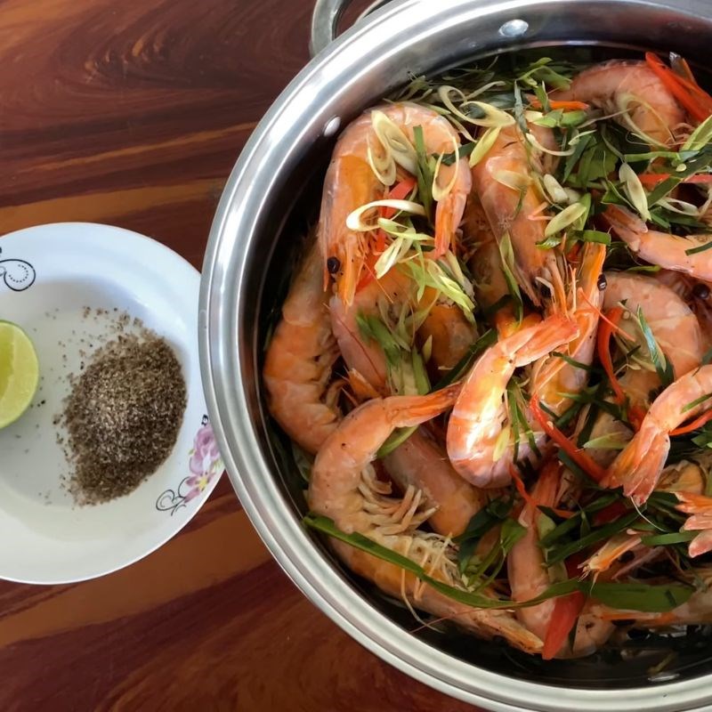 Bước 5 Thành phẩm Tôm hấp sả bia