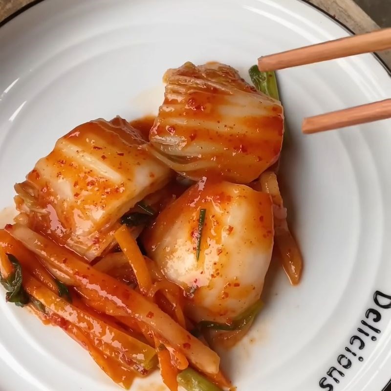 Bước 6 Thành phẩm Kim chi bằng gói gia vị