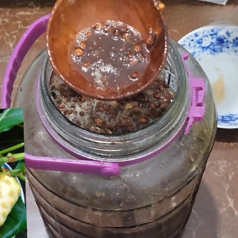 Bước 5 Thành phẩm Trái nhàu ngâm đường phèn