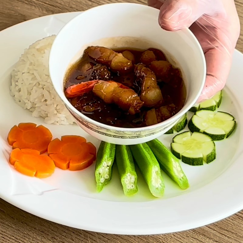 Bước 4 Thành phẩm Kho quẹt tôm thịt