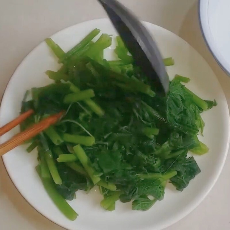 Bước 3 Thành phẩm Rau bí luộc