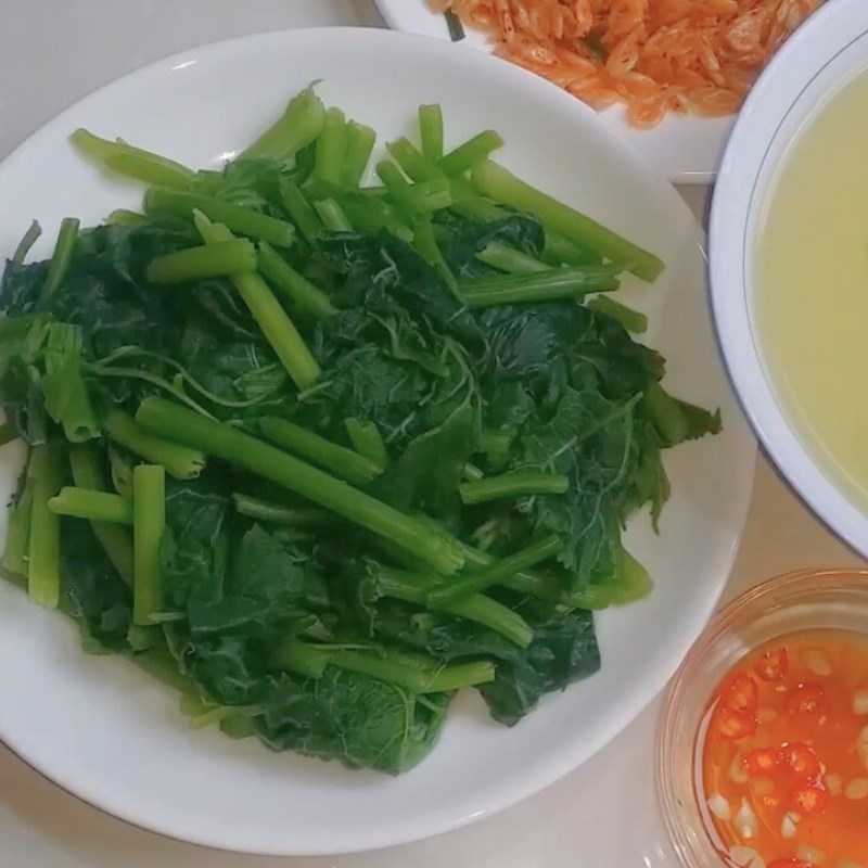 Bước 3 Thành phẩm Rau bí luộc