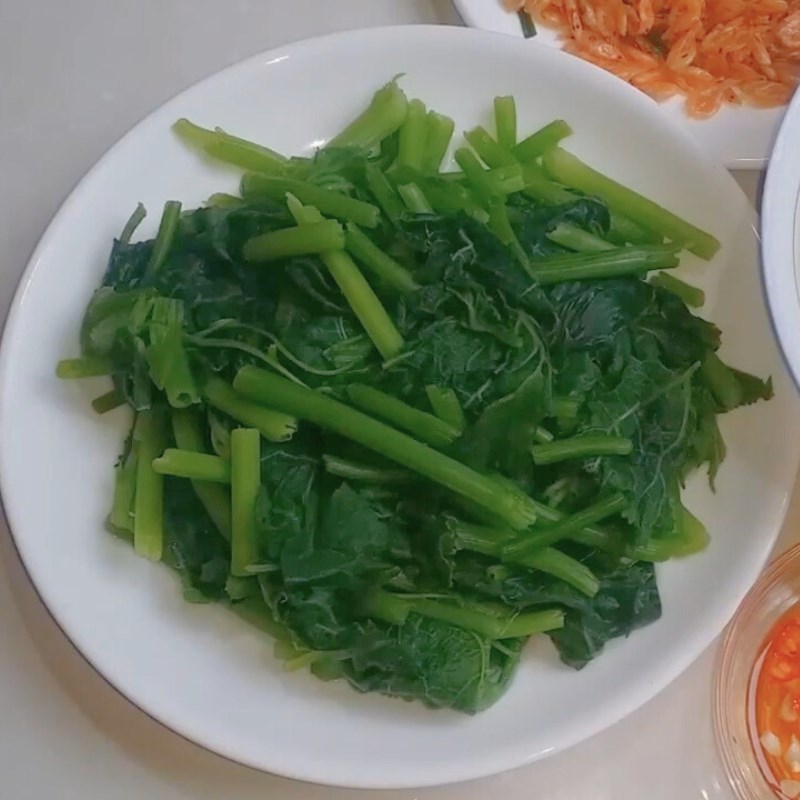 Bước 3 Thành phẩm Rau bí luộc