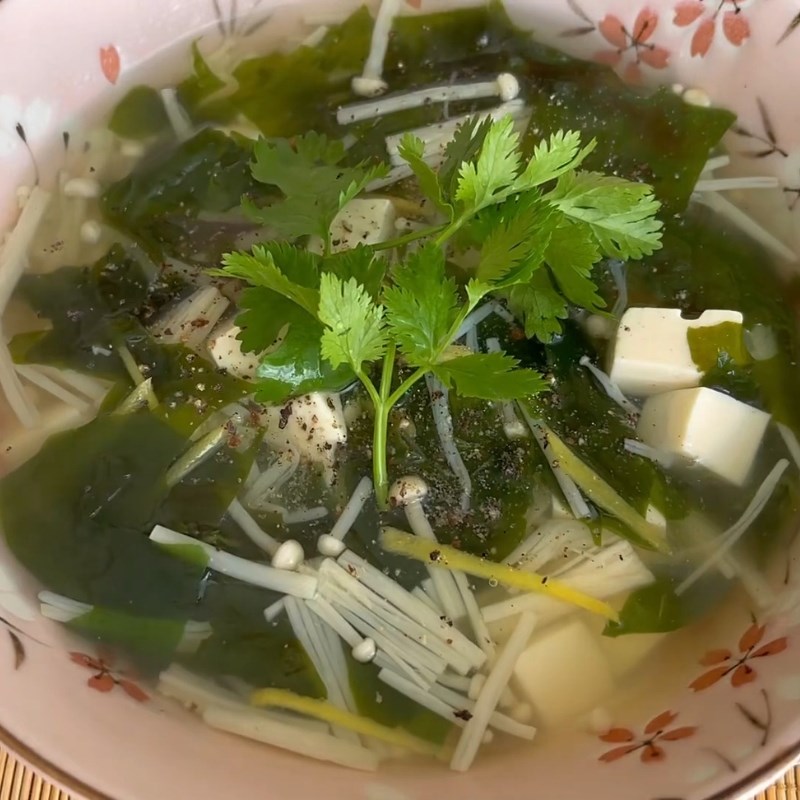 Bước 3 Thành phẩm Canh rong biển chay