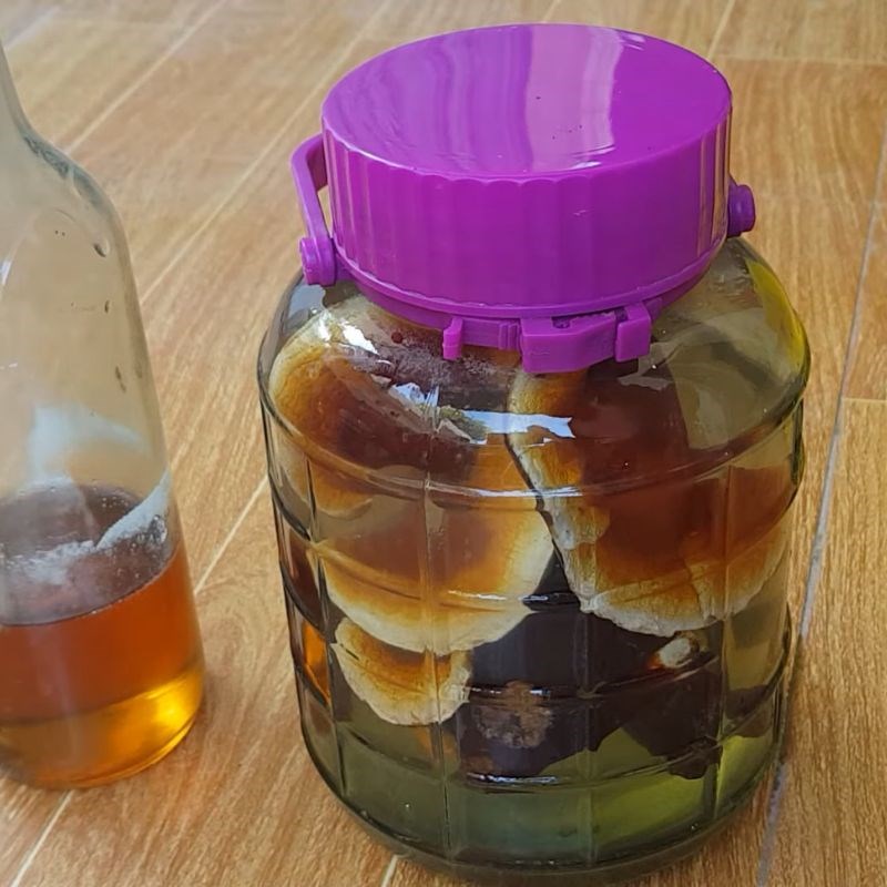 Bước 3 Thành phẩm Rượu nấm lim xanh