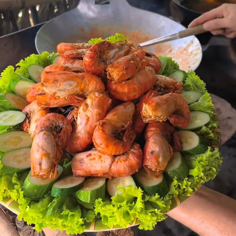 Bước 5 Thành phẩm Tôm càng xanh rang muối