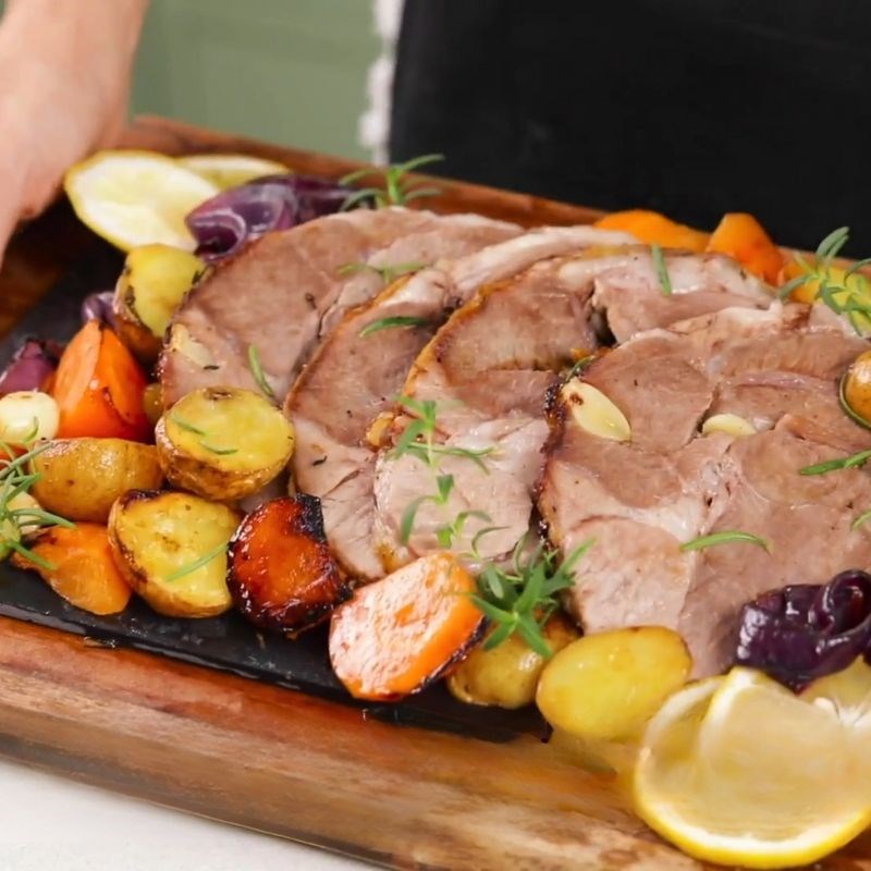 Bước 6 Thành phẩm Đùi cừu nướng