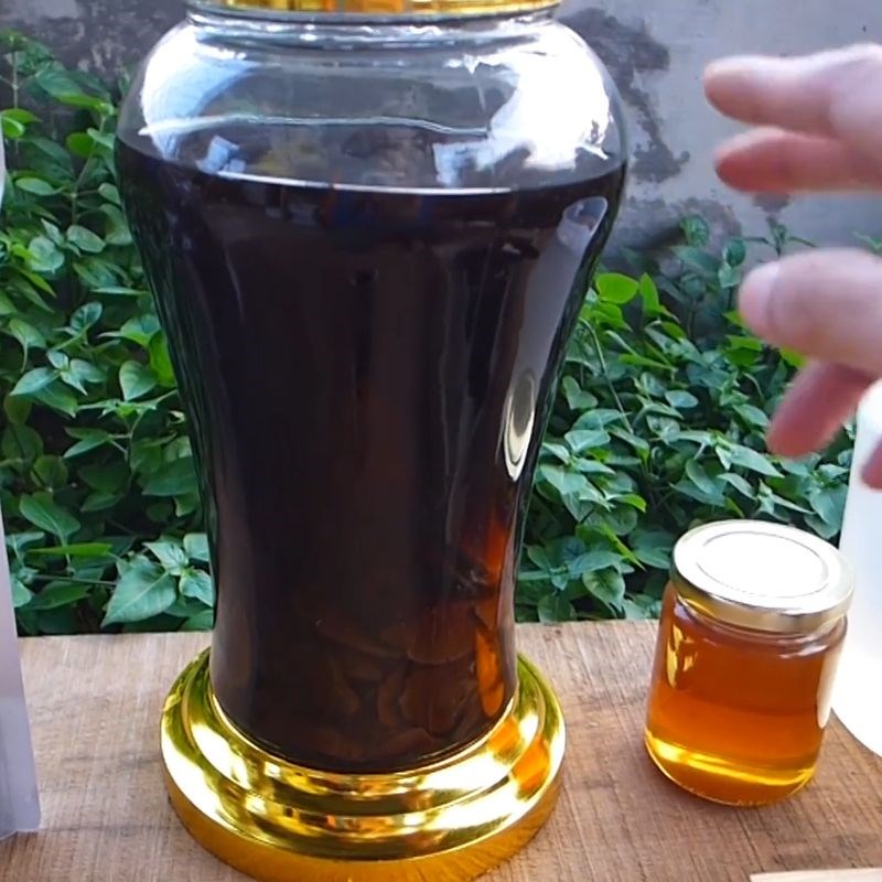 Bước 5 Thành phẩm Nấm ngọc cẩu ngâm rượu