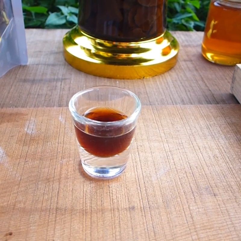 Bước 5 Thành phẩm Nấm ngọc cẩu ngâm rượu