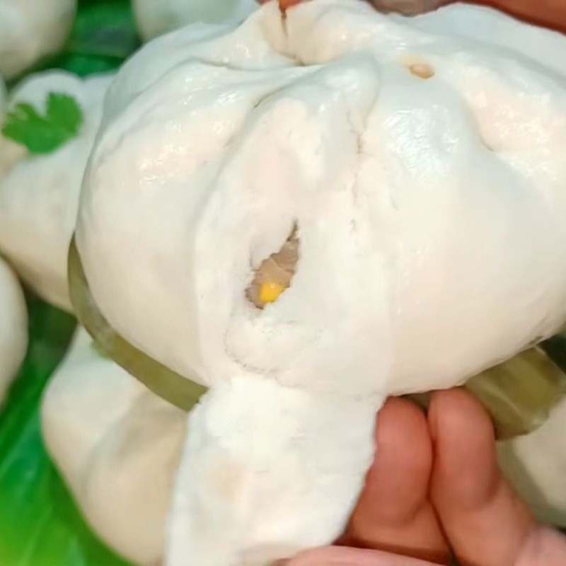 Bước 8 Thành phẩm Bánh bao bằng bột pha sẵn