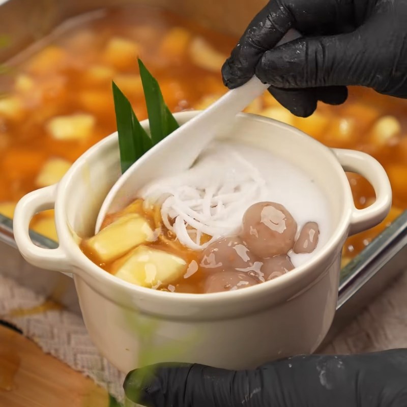 Bước 5 Thành phẩm Chè sắn nóng