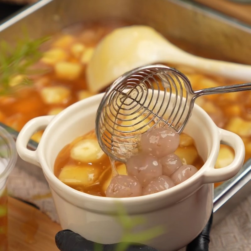 Bước 5 Thành phẩm Chè sắn nóng