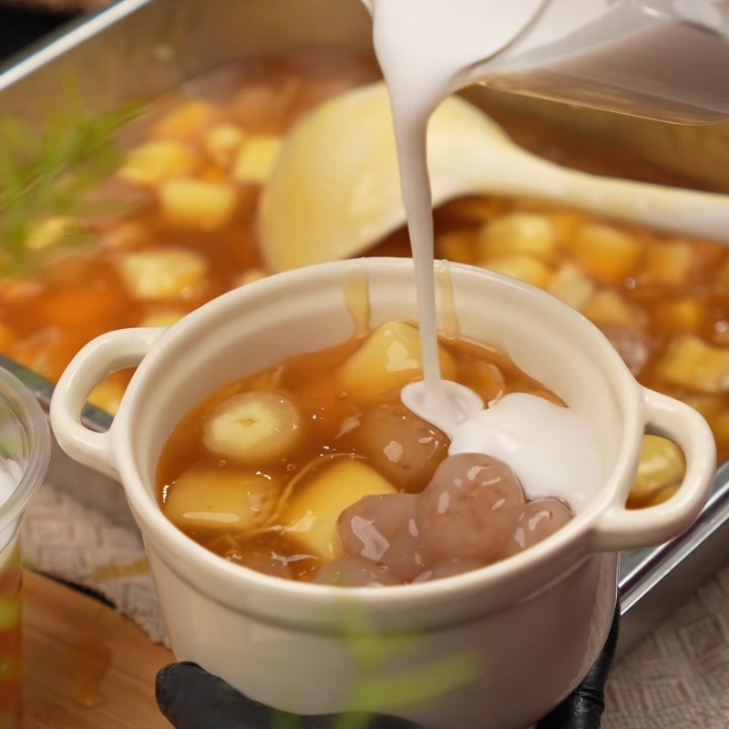 Bước 5 Thành phẩm Chè sắn nóng