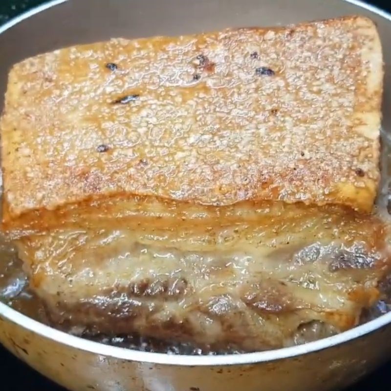 Bước 5 Thành phẩm Thịt áp chảo giòn bì