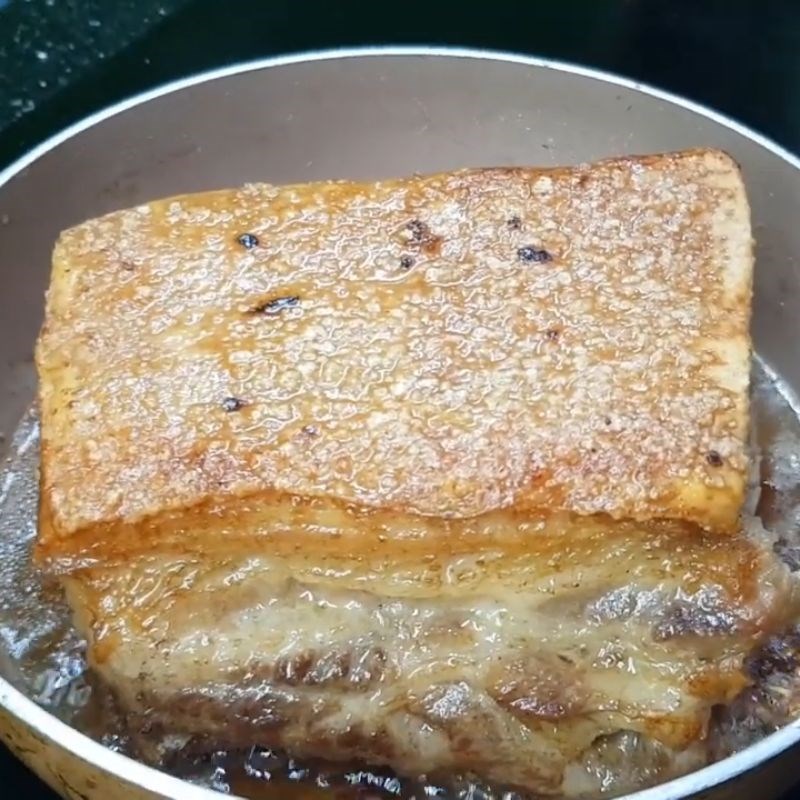 Bước 5 Thành phẩm Thịt áp chảo giòn bì