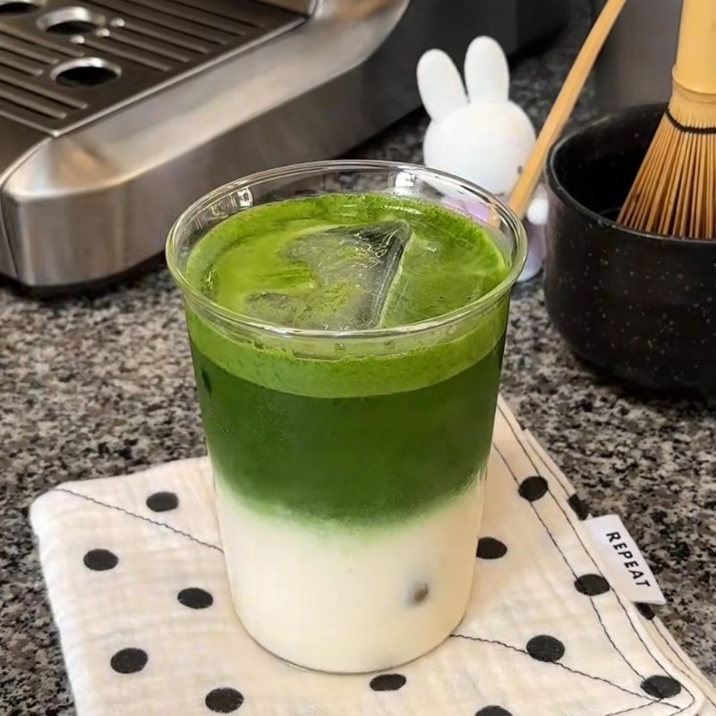 Bước 3 Thành phẩm Matcha sữa tươi