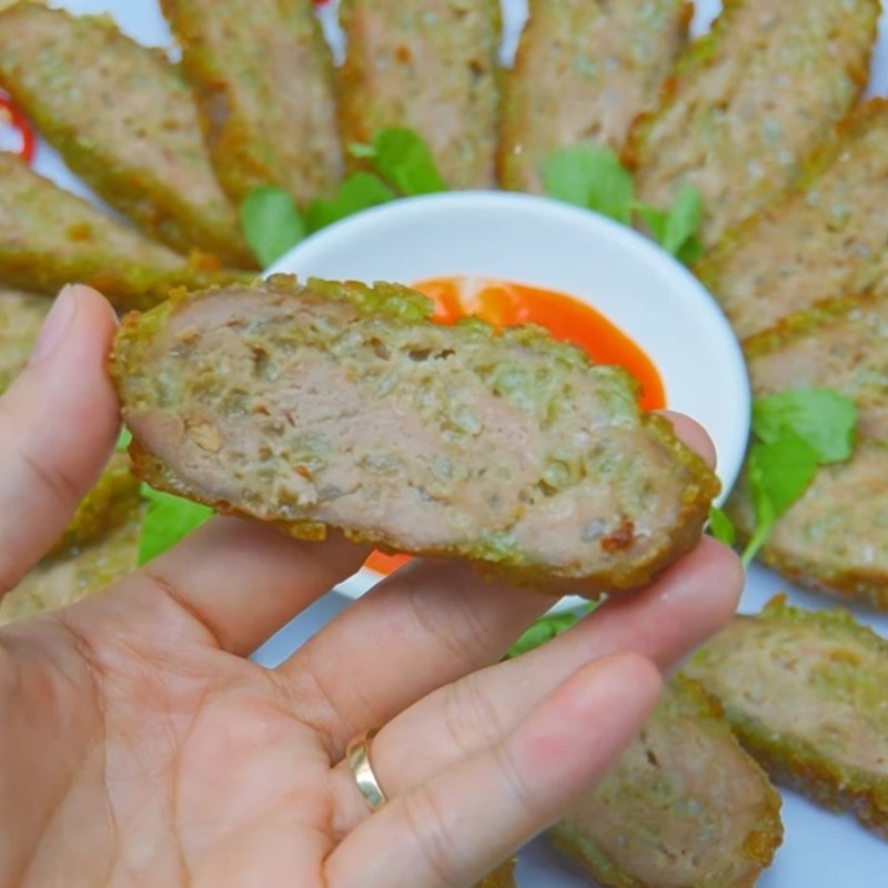 Bước 5 Thành phẩm Chả cốm bún đậu